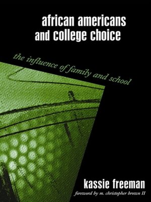 cover image of African Americans and College Choice